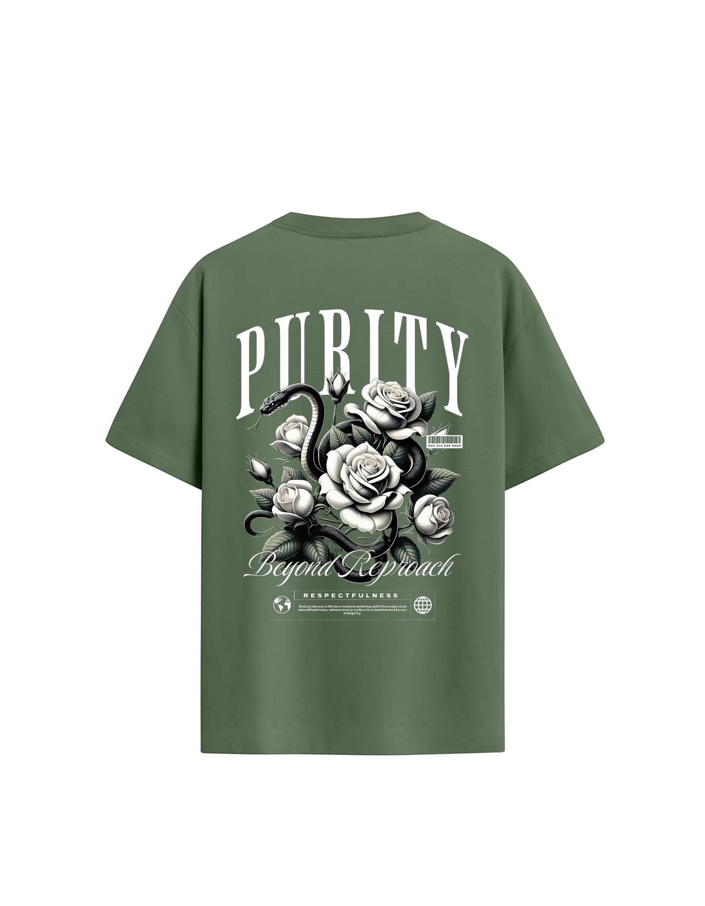 Oversized Purity Premium Design T Shirt
