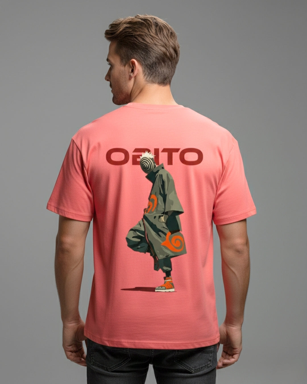 Oversized Obito Uchiha Theme Premium T shirt