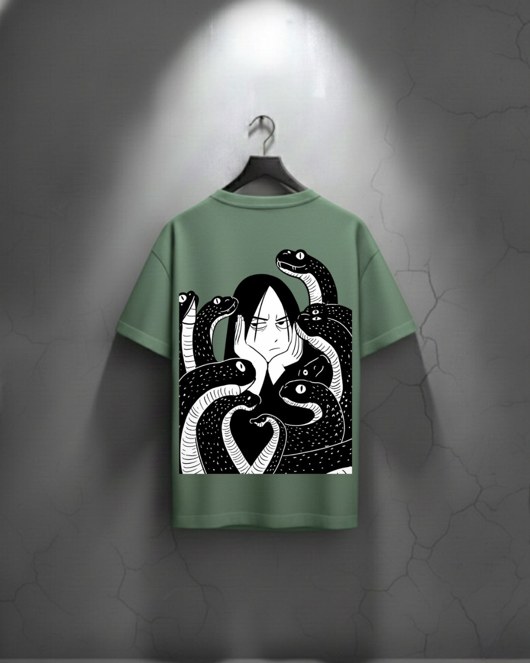 Oversized Orochimaru Design Premium T Shirt