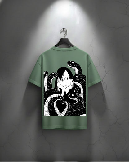 Oversized Orochimaru Design Premium T Shirt