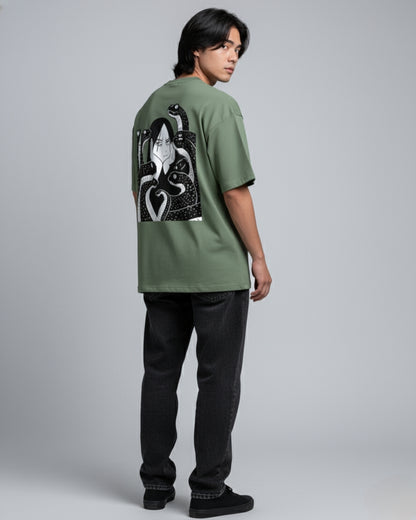 Oversized Orochimaru Design Premium T Shirt