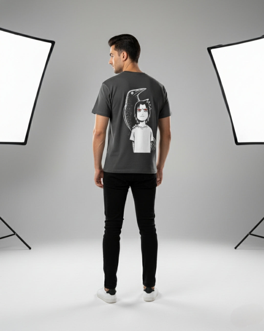 Oversized Itachi Uchiha Design Premium T shirt