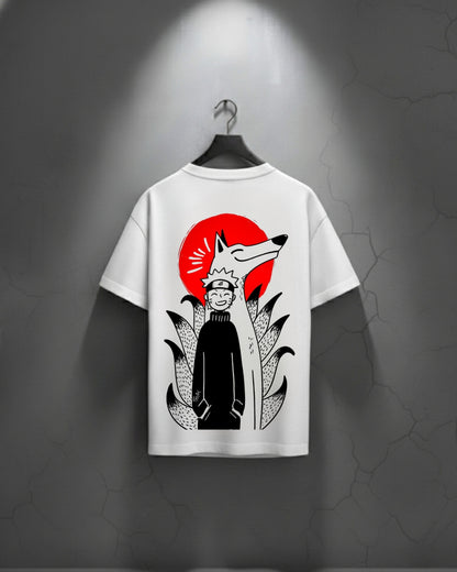 Oversized Naruto Uzumaki Designed Premium T Shirt