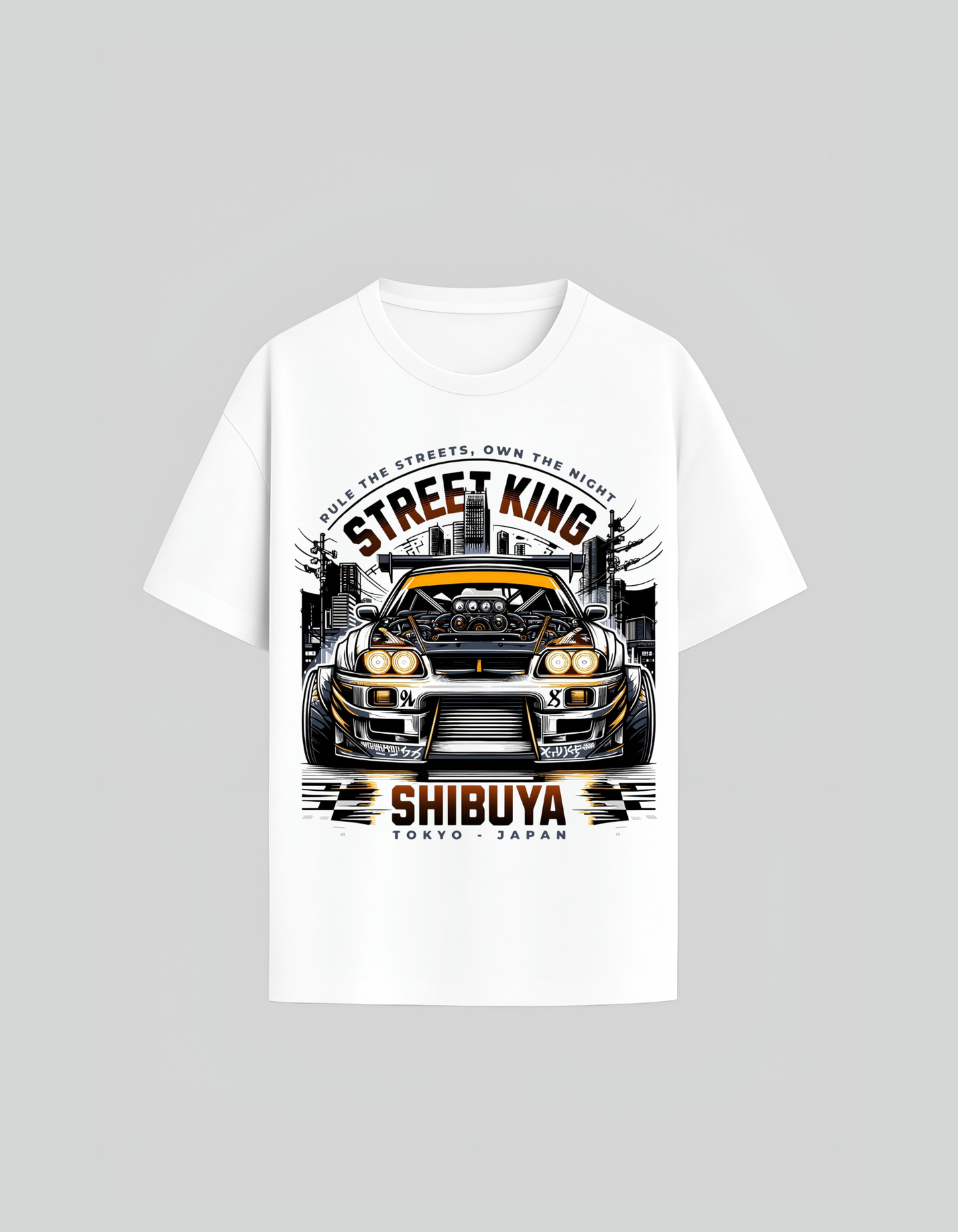 Oversized Super Cars Premium Design T Shirt