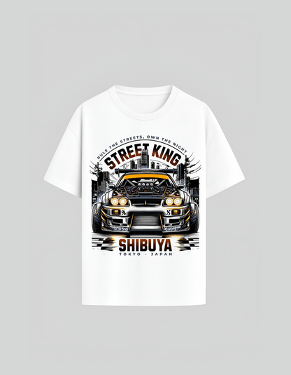Oversized Super Cars Premium Design T Shirt