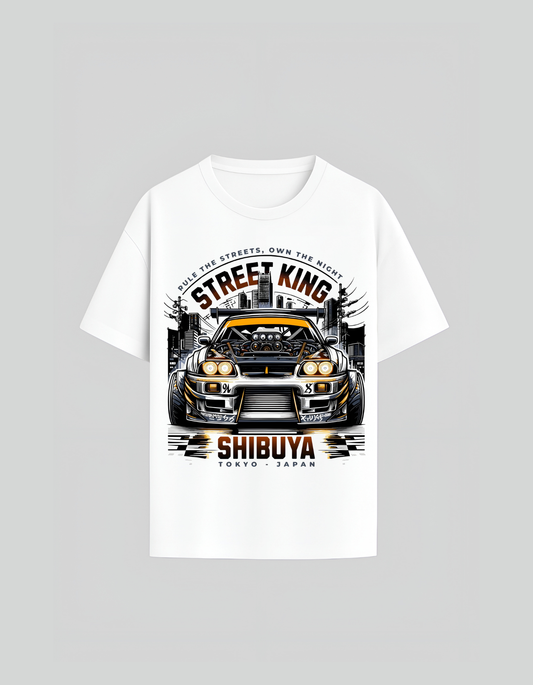 Oversized Super Cars Premium Design T Shirt