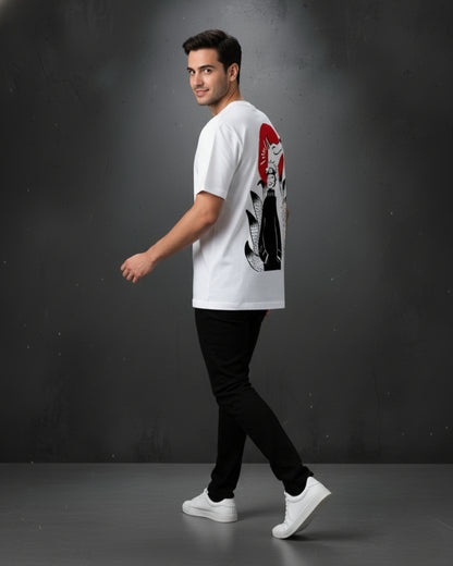Oversized Naruto Uzumaki Designed Premium T Shirt