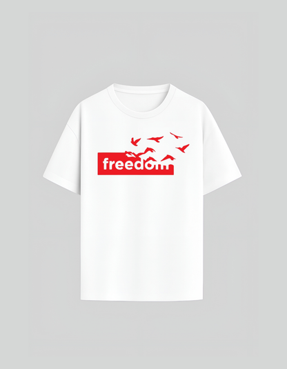 Bird On Feather Themes T Shirt For men