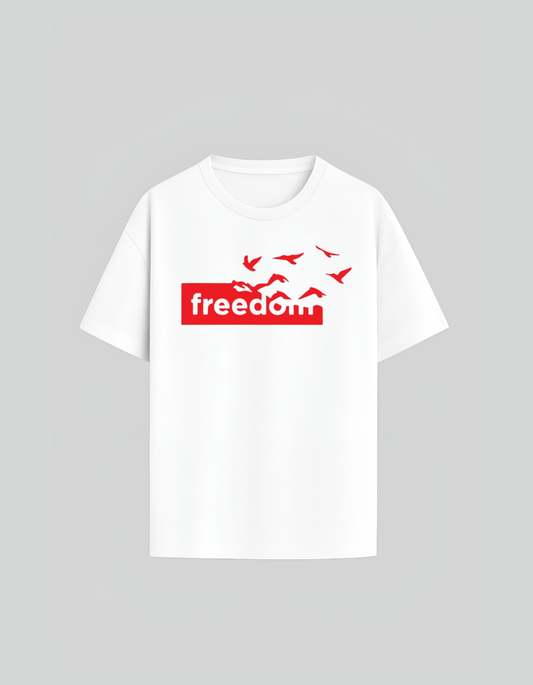 Bird On Feather Themes T Shirt For men