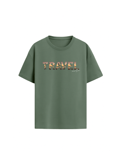 Travel and Tree Theme  T shirt