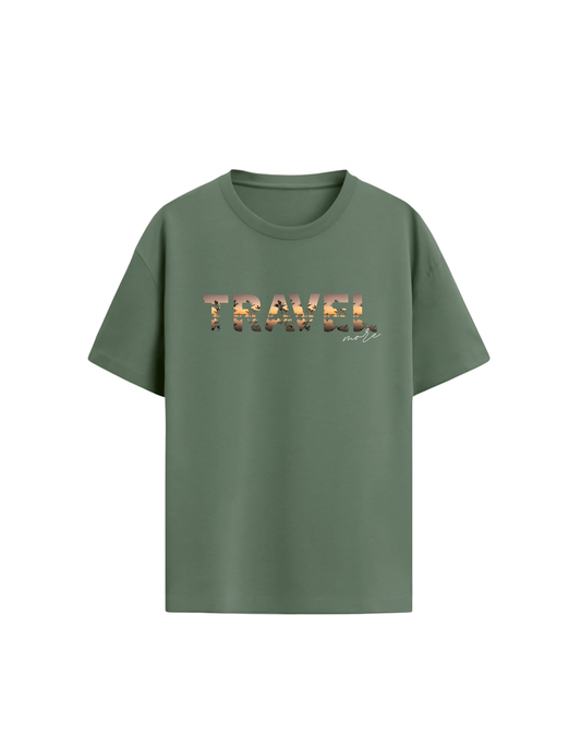 Travel and Tree Theme  T shirt